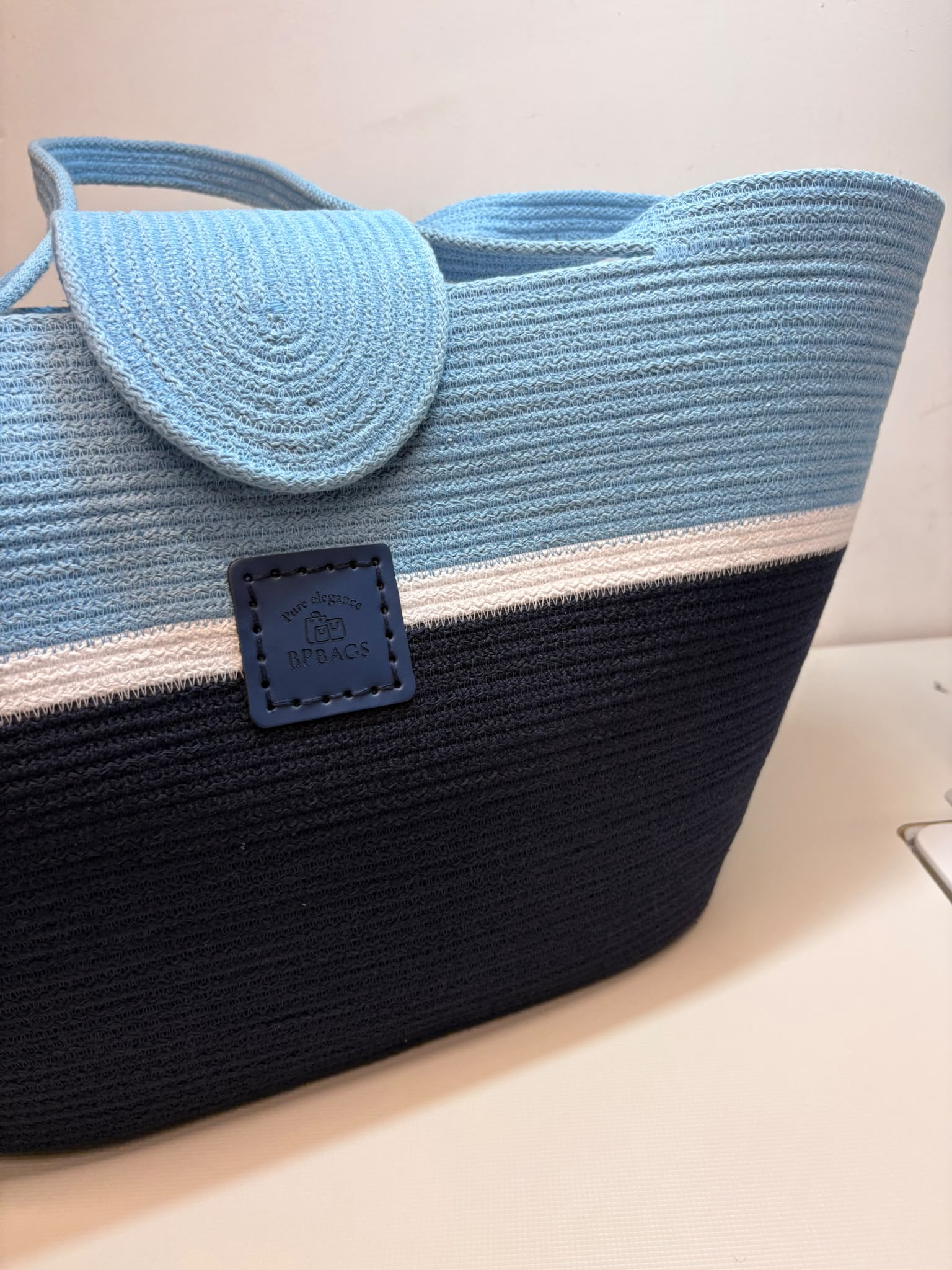 Torebka BPBags – błękit, biel i granat